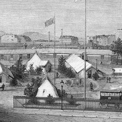 Primo ospedale americano, 1870